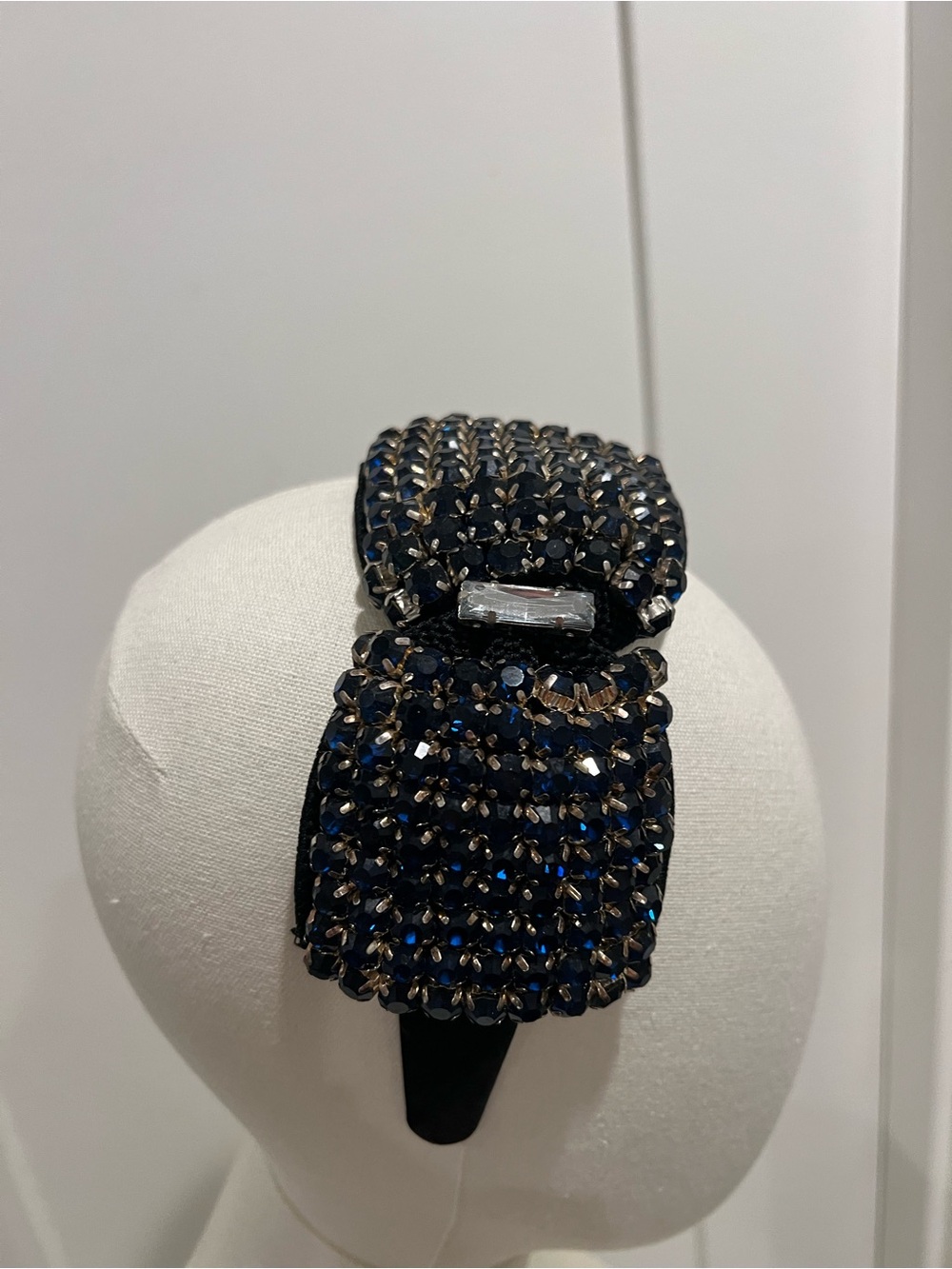 Embellished Navy Crystal Headband